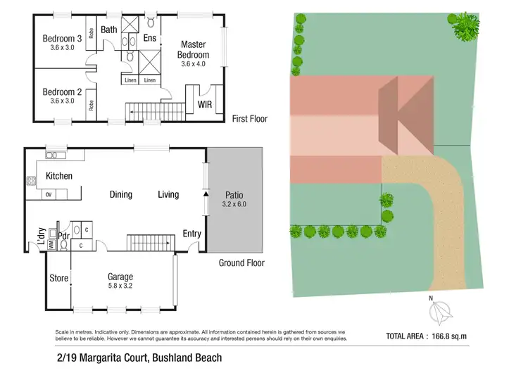 Floorplan of Homely townhouse listing, 2/19 Margarita Court, Bushland Beach QLD 4818