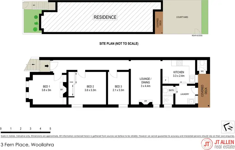 Floorplan of Homely house listing, 3 Fern Place, Woollahra NSW 2025