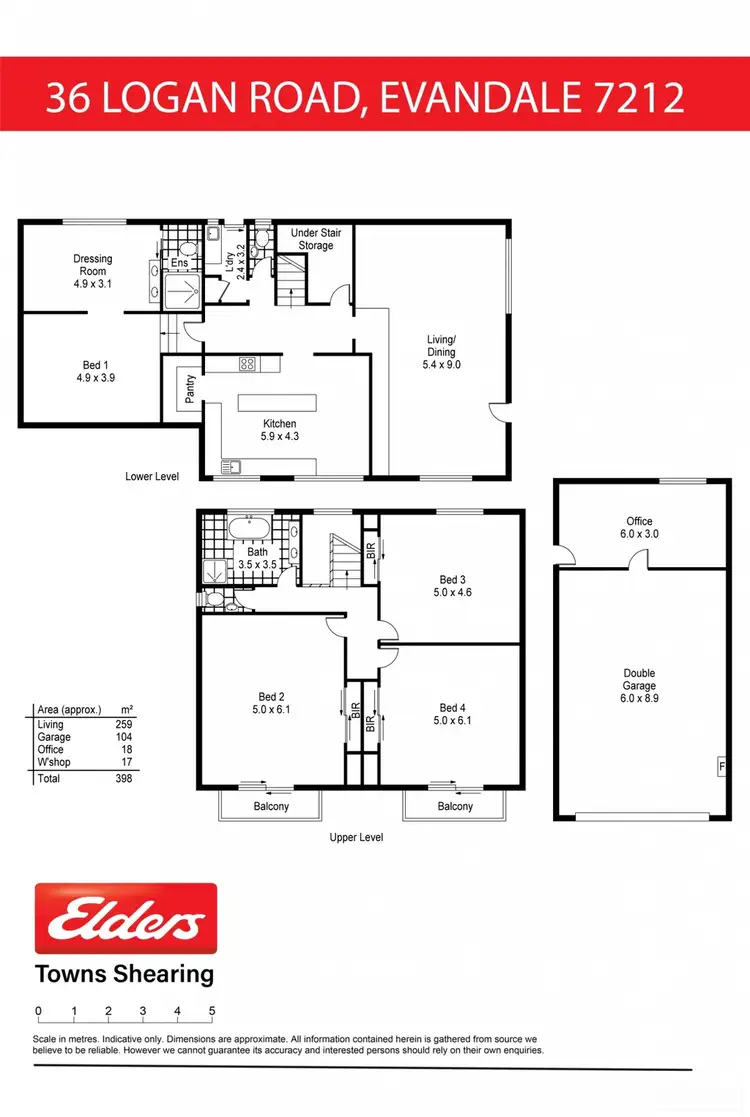 Floorplan of Homely house listing, 36 Logan Road, Evandale TAS 7212