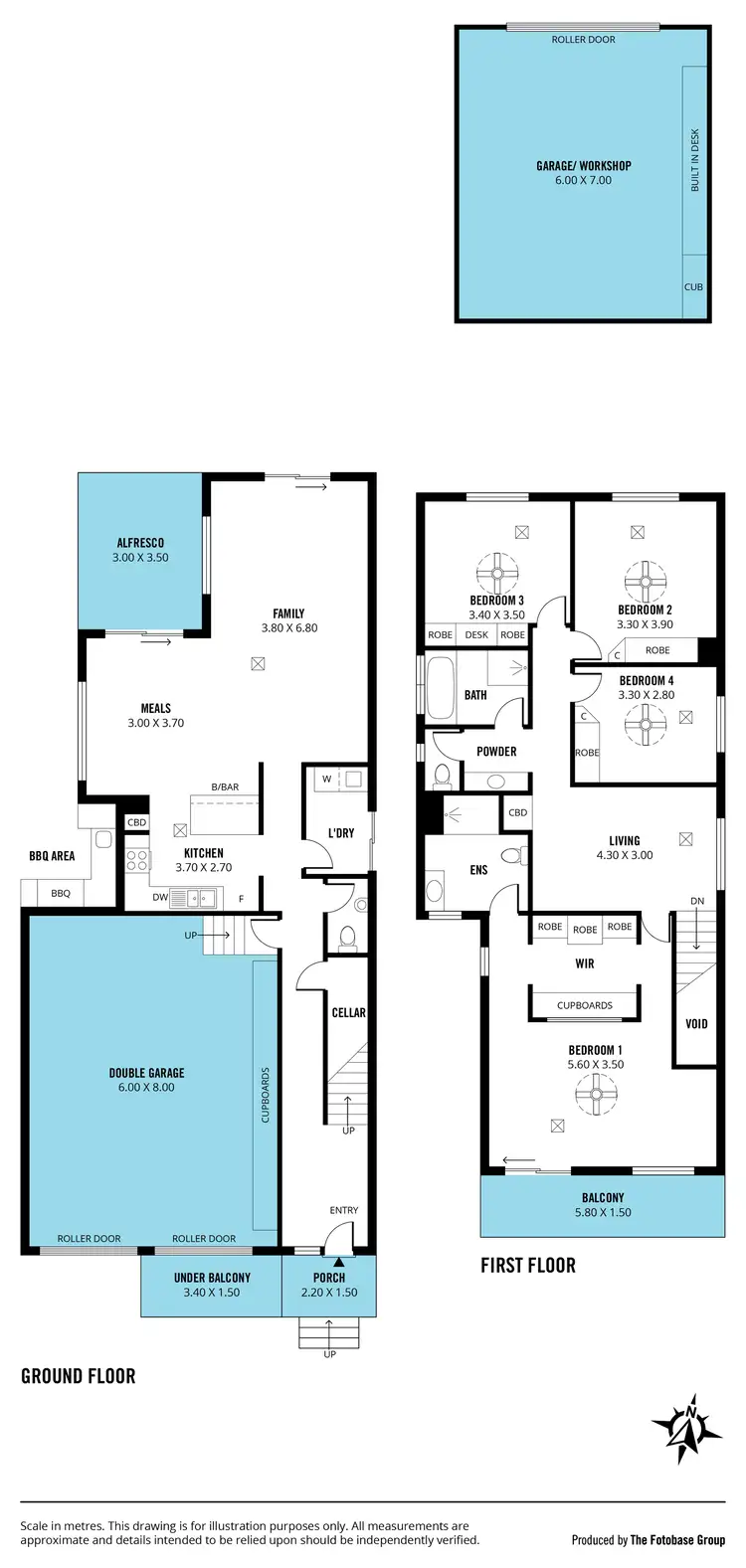 Floorplan of Homely house listing, 5A Oldenburg Court, Noarlunga Downs SA 5168