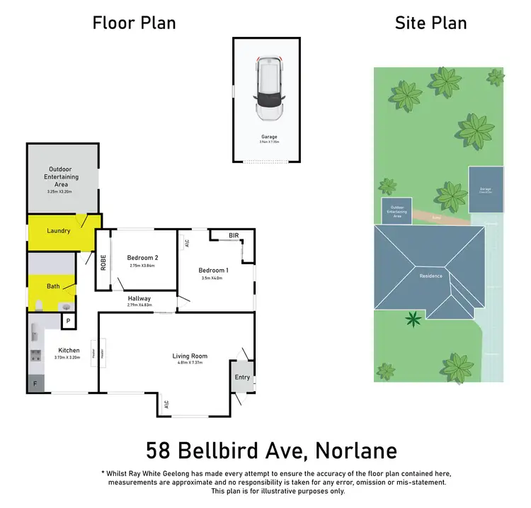Floorplan of Homely house listing, 58 Bellbird Avenue, Norlane VIC 3214