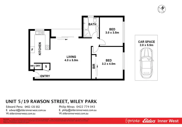 Floorplan of Homely unit listing, 5/19 Rawson Street, Wiley Park NSW 2195
