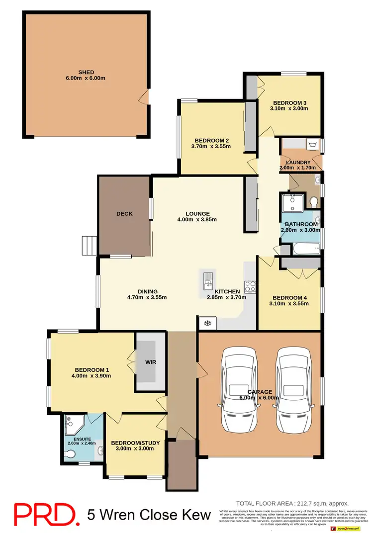 Floorplan of Homely house listing, 5 Wren Close, Kew NSW 2439