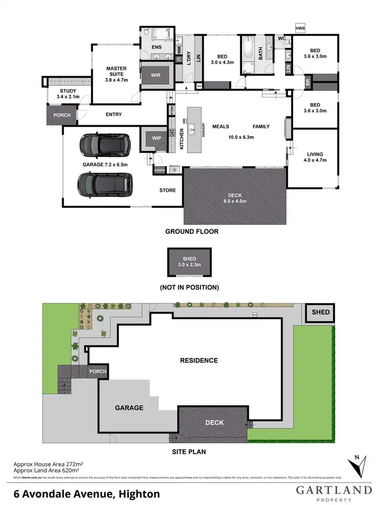 Floorplan of Homely house listing, 6 Avondale Avenue, Highton VIC 3216