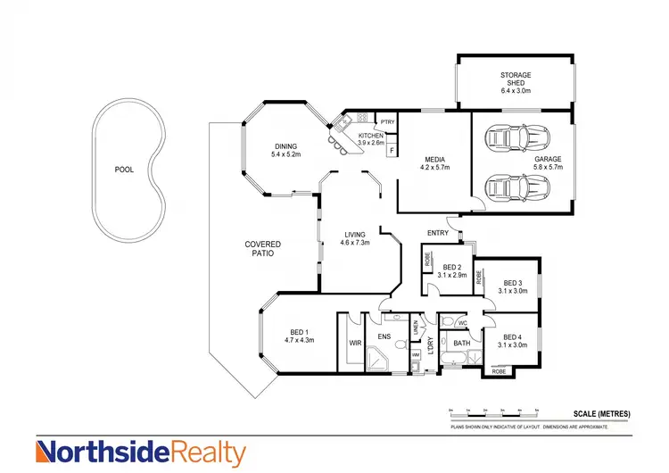 Floorplan of Homely house listing, 44 Ira Buckby Road West, Cashmere QLD 4500