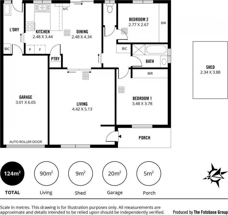 Floorplan of Homely unit listing, 1/10 Margaret Avenue, Salisbury SA 5108