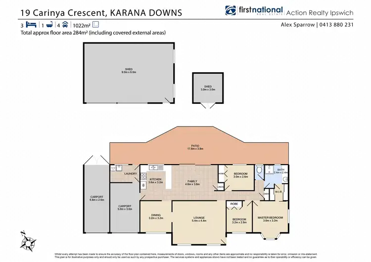 Floorplan of Homely house listing, 19 Carinya Crescent, Karana Downs QLD 4306