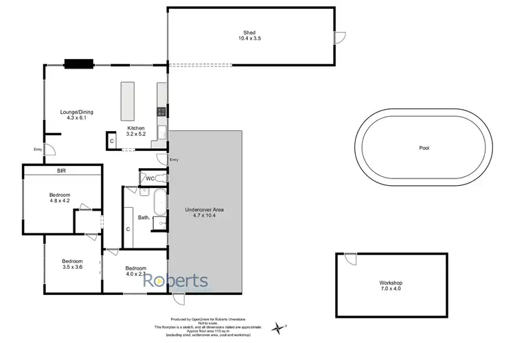 Floorplan of Homely house listing, 5 Hamilton Street, Ulverstone TAS 7315