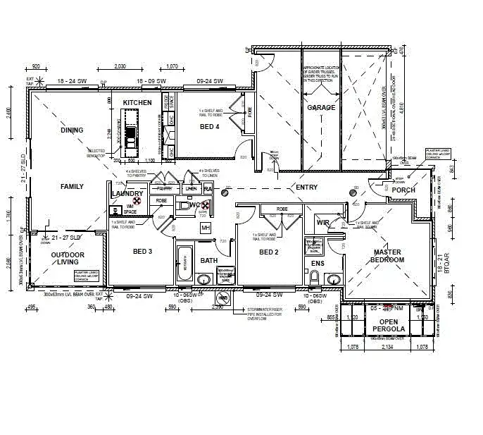 Floorplan of Homely house listing, 29 Mopane Circuit, Wyndham Vale VIC 3024