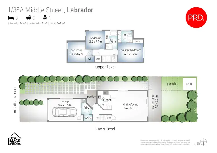 Floorplan of Homely house listing, 1/38A Middle Street, Labrador QLD 4215