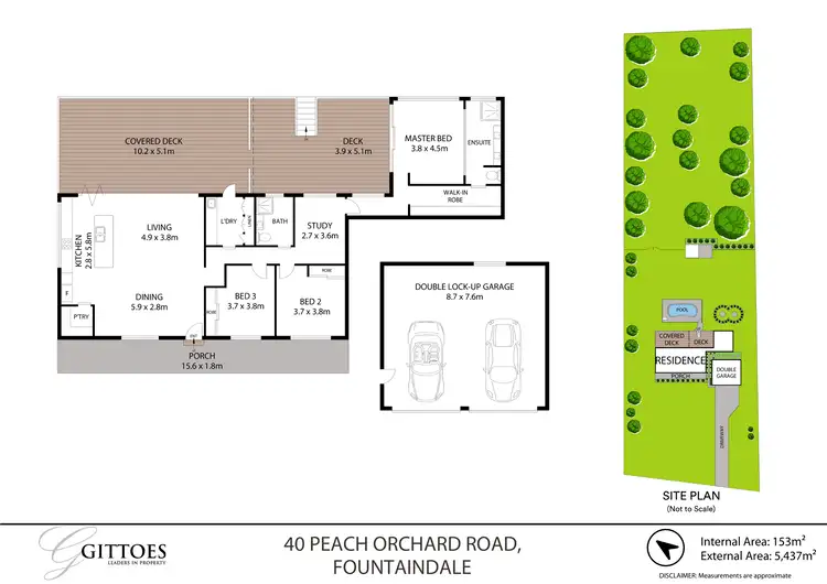 Floorplan of Homely rural property listing, 40 Peach Orchard Road, Fountaindale NSW 2258