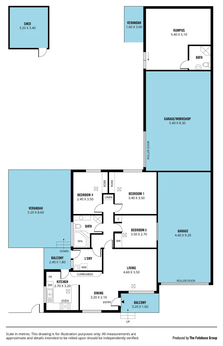 Floorplan of Homely house listing, 36 Baldock Road, Ingle Farm SA 5098