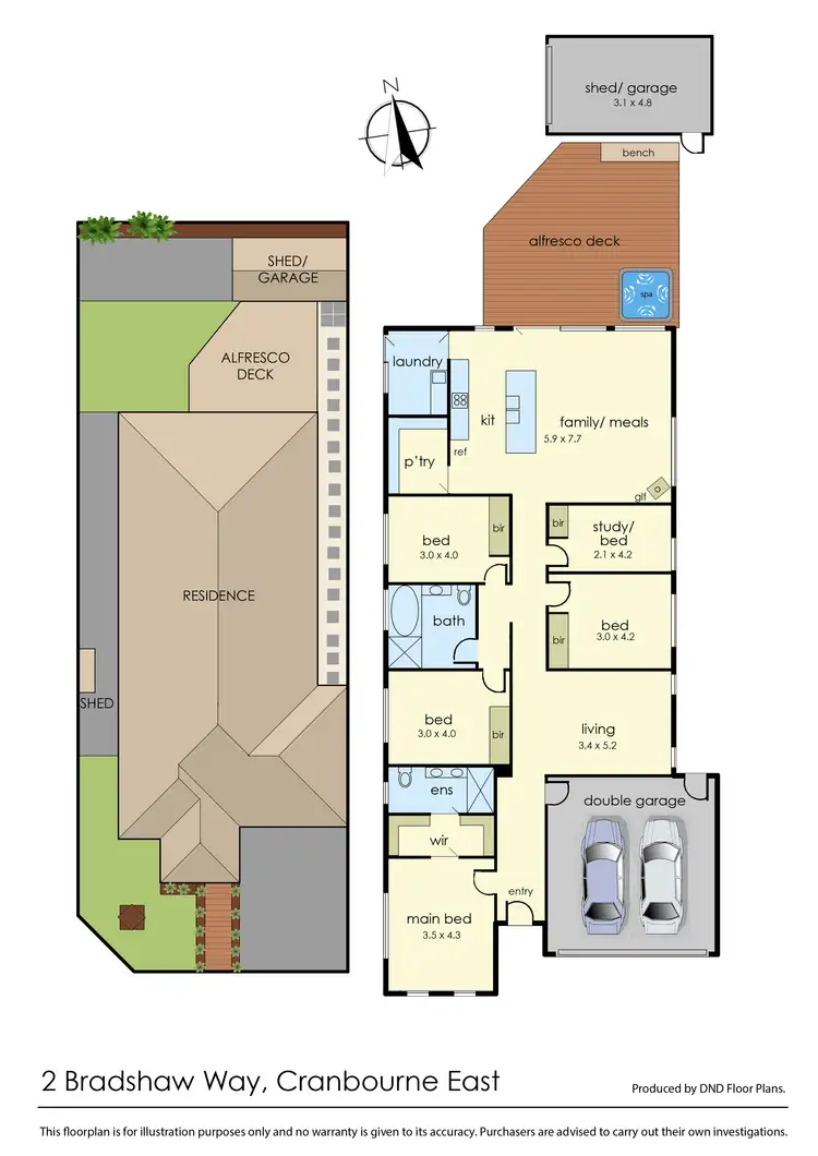 Floorplan of Homely house listing, 2 Bradshaw Way, Cranbourne East VIC 3977