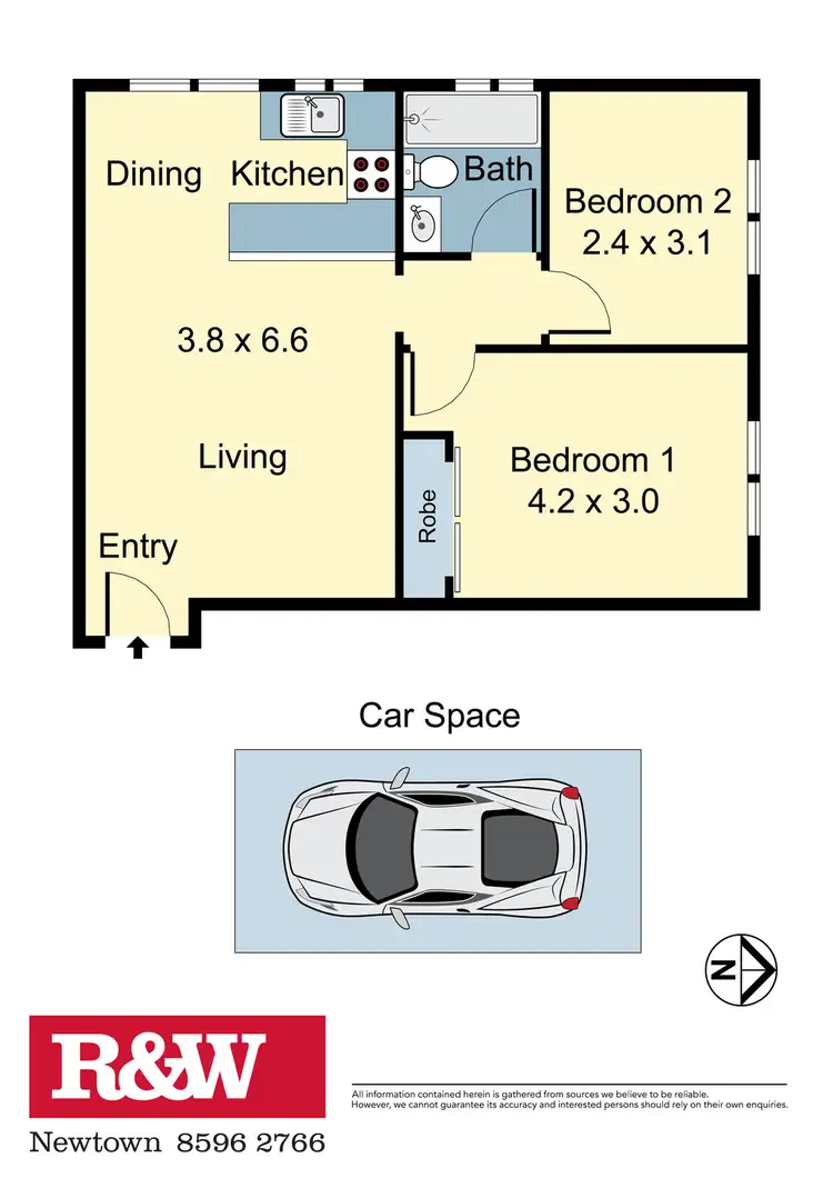 Floorplan of Homely apartment listing, 9/5-9 Munni Street, Newtown NSW 2042