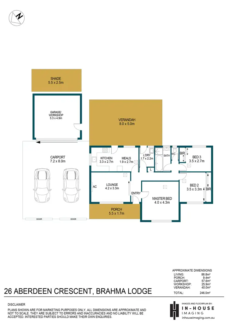 Floorplan of Homely house listing, 26 Aberdeen Crescent, Brahma Lodge SA 5109