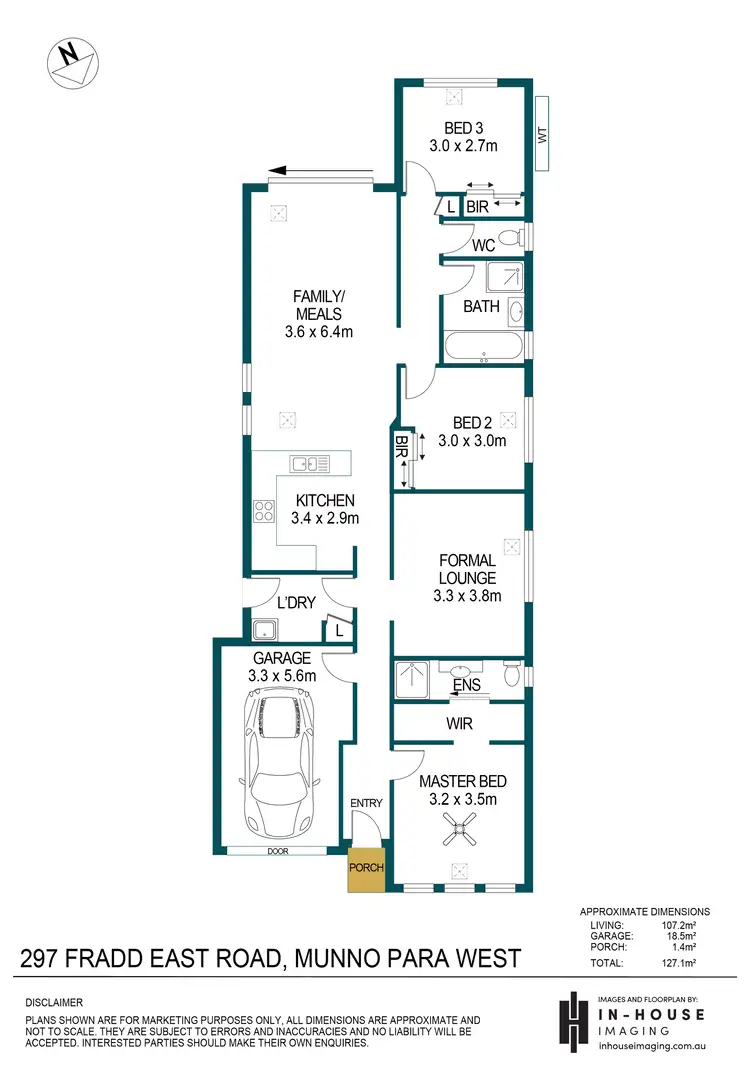 Floorplan of Homely house listing, 297 Fradd East Road, Munno Para West SA 5115
