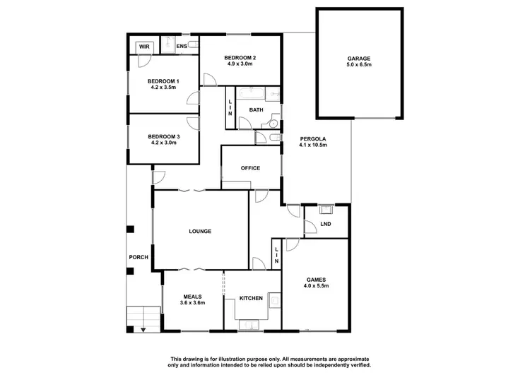 Floorplan of Homely house listing, 5 Hakea Street, Mount Gambier SA 5290