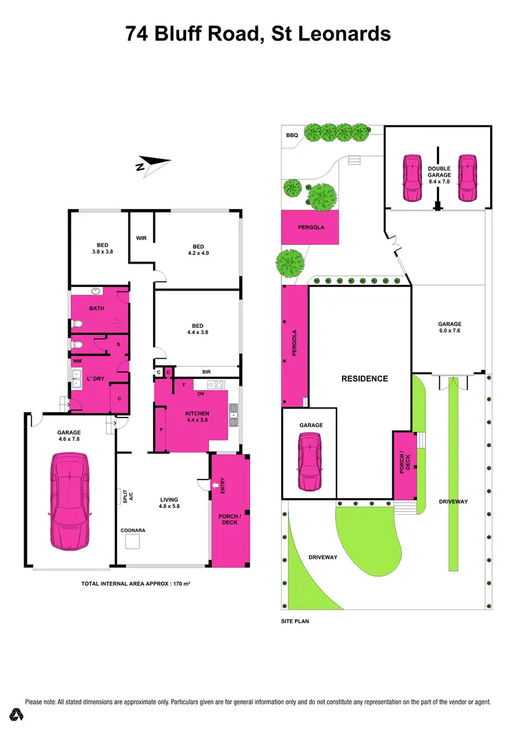 Floorplan of Homely house listing, 74 Bluff Road, St Leonards VIC 3223