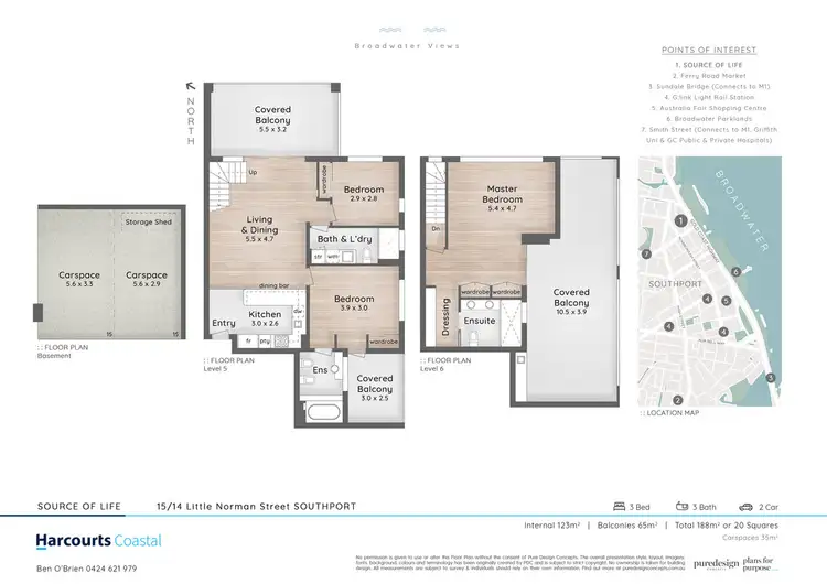 Floorplan of Homely apartment listing, 15/14 Little Norman Street, Southport QLD 4215