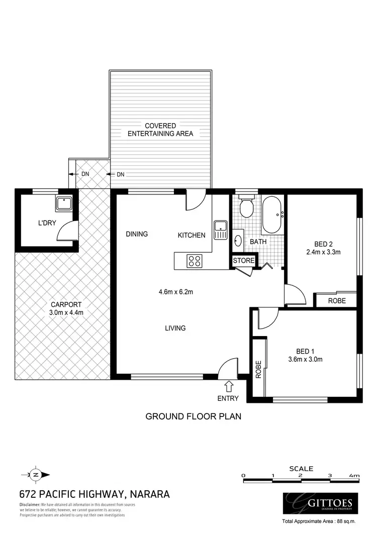 Floorplan of Homely house listing, 672 Pacific Highway, Narara NSW 2250