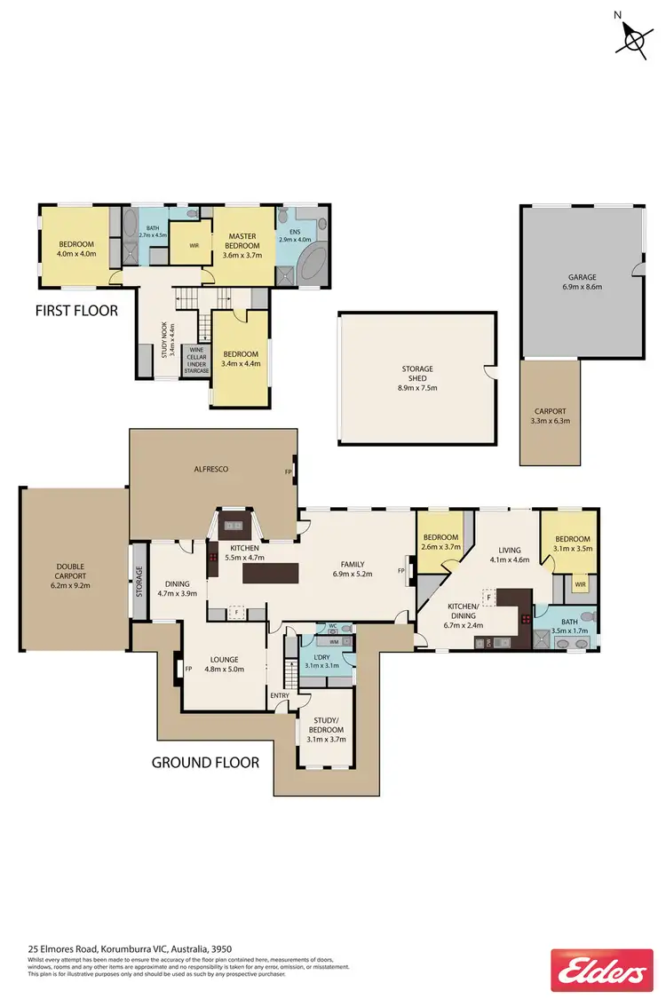 Floorplan of Homely house listing, 25 Elmores Road, Korumburra VIC 3950
