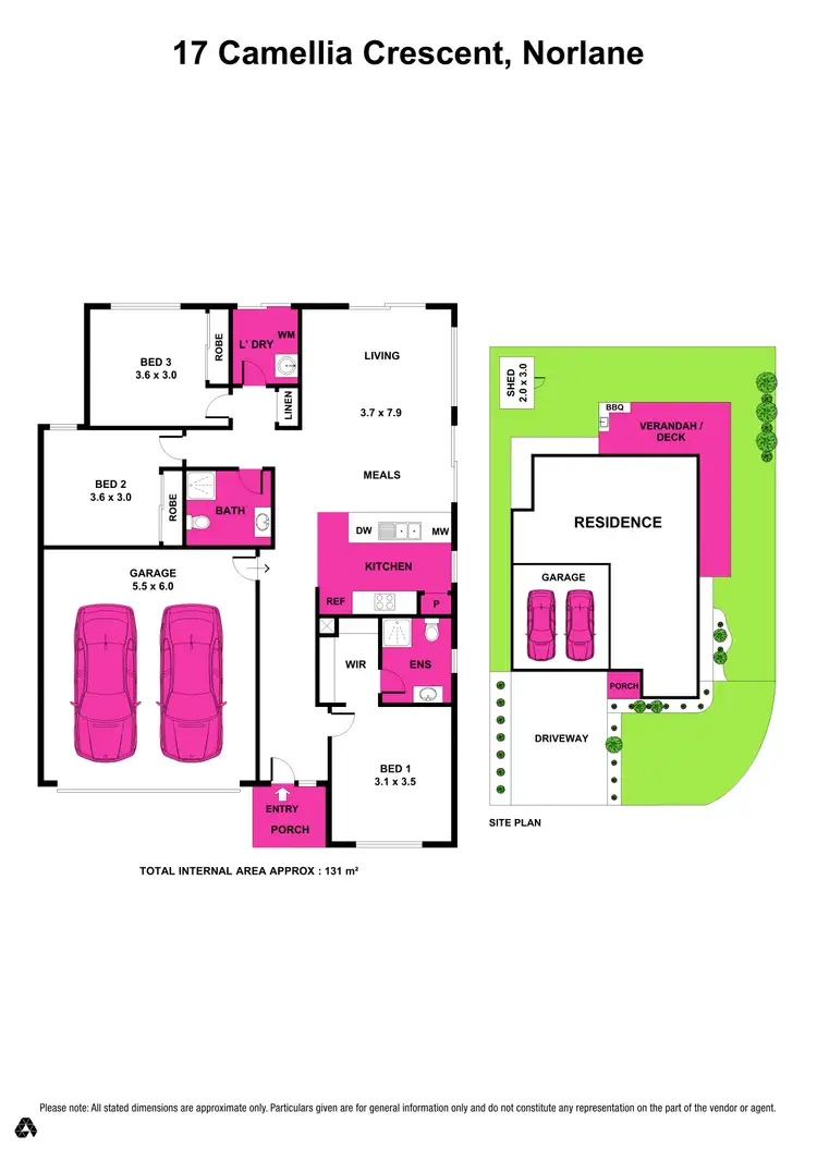 Floorplan of Homely house listing, 17 Camellia Crescent, Norlane VIC 3214