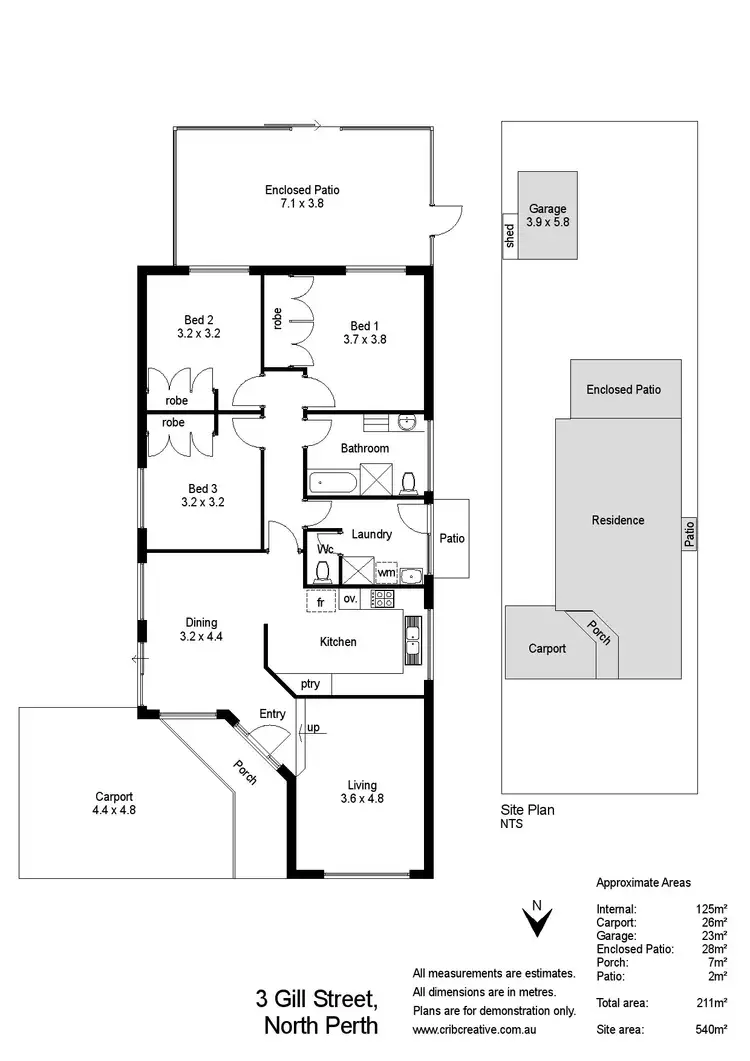 Floorplan of Homely house listing, 3 Gill Street, North Perth WA 6006