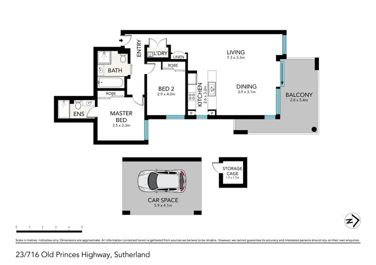 Floorplan of Homely apartment listing, 23/716-720 Old Princes Highway, Sutherland NSW 2232