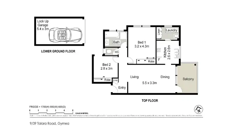 Floorplan of Homely unit listing, 9/39-41 Talara Road, Gymea NSW 2227