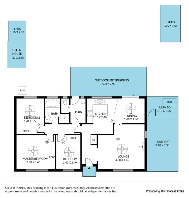 Floorplan of Homely house listing, 7 Angela Street, Reynella SA 5161