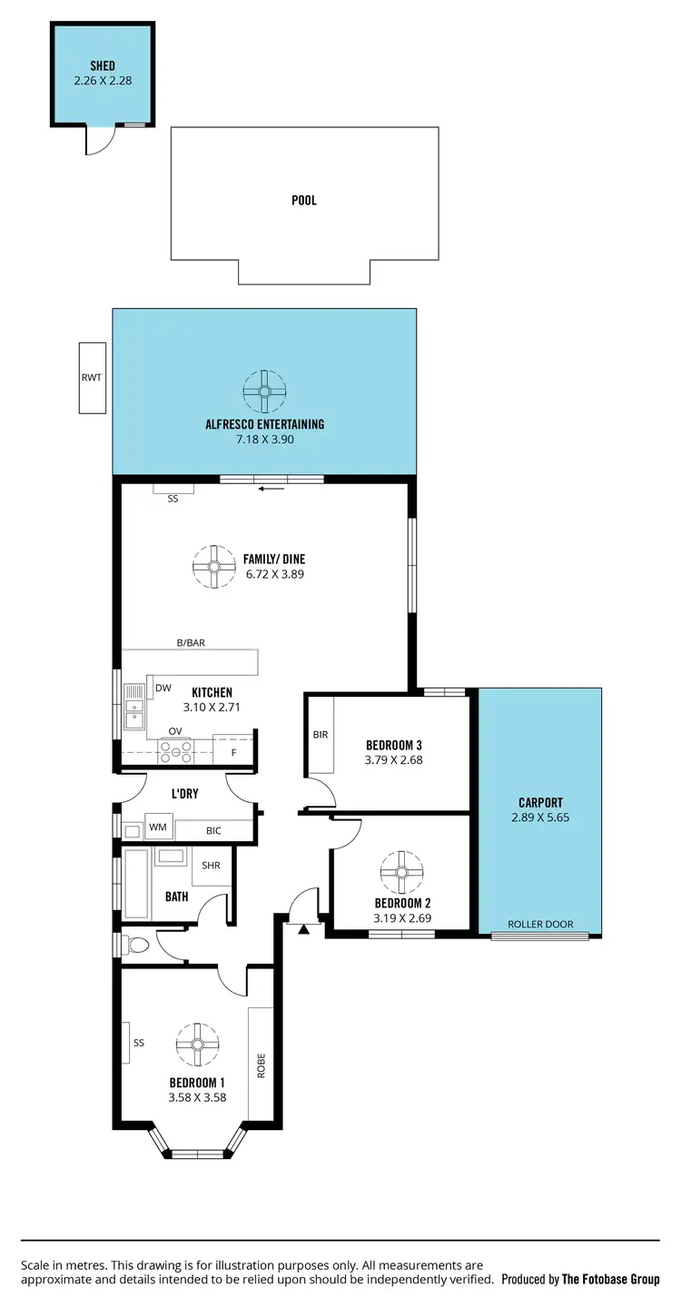 Floorplan of Homely house listing, 10 Joseph Way, Woodcroft SA 5162