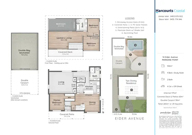 Floorplan of Homely house listing, 14 Eider Avenue, Paradise Point QLD 4216