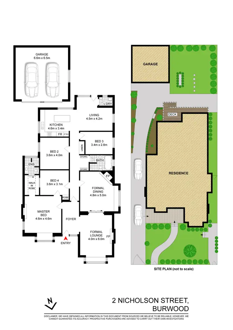 Floorplan of Homely house listing, 2 NICHOLSON STREET, Burwood NSW 2134