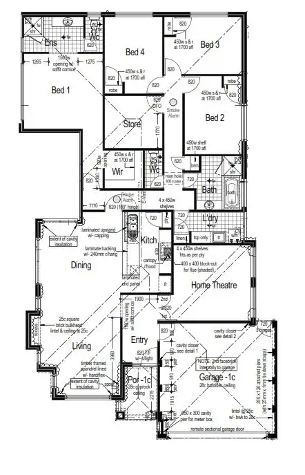 Floorplan of Homely house listing, 49 Rossiter Avenue, Piara Waters WA 6112