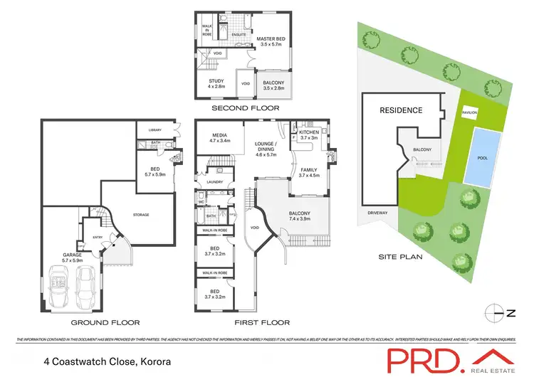 Floorplan of Homely house listing, 4 Coastwatch Close, Korora NSW 2450