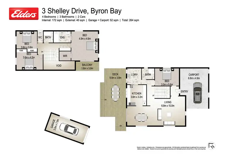 Floorplan of Homely house listing, 3 Shelley Drive, Byron Bay NSW 2481