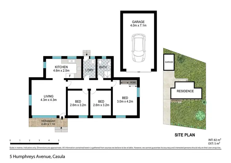 Floorplan of Homely house listing, 5 Humphreys Avenue, Casula NSW 2170