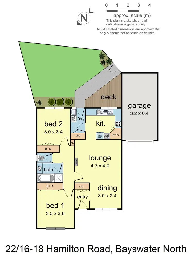 Floorplan of Homely unit listing, 22/16-18 Hamilton Road, Bayswater North VIC 3153