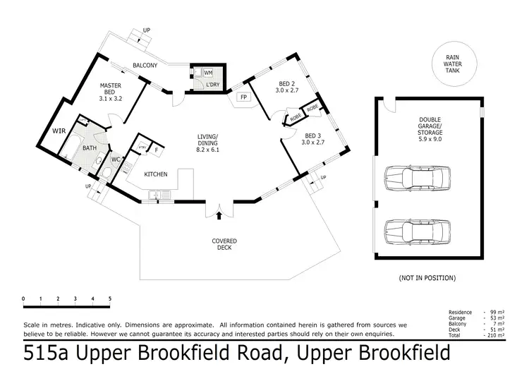 Floorplan of Homely house listing, 515A Upper Brookfield Road, Upper Brookfield QLD 4069