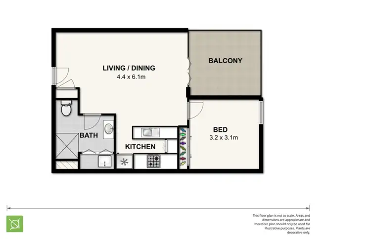 Floorplan of Homely apartment listing, 2011/108 Albert Street, Brisbane City QLD 4000