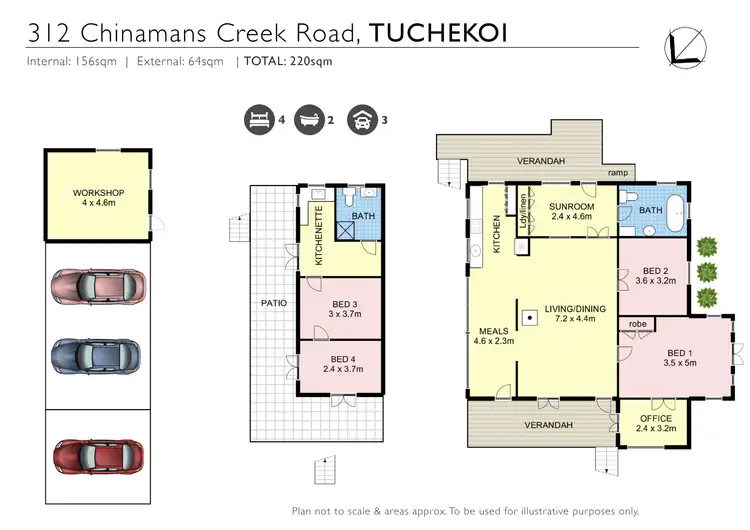 Floorplan of Homely house listing, 312 Chinamans Creek Road, Tuchekoi QLD 4570