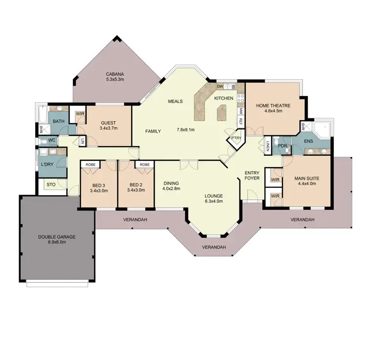 Floorplan of Homely house listing, 21 Ridgehill Rise, Roleystone WA 6111