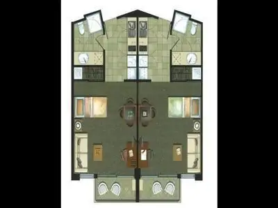 Floorplan of Homely apartment listing, 217 & 219/25 Lake Orr Drive, Robina QLD 4226