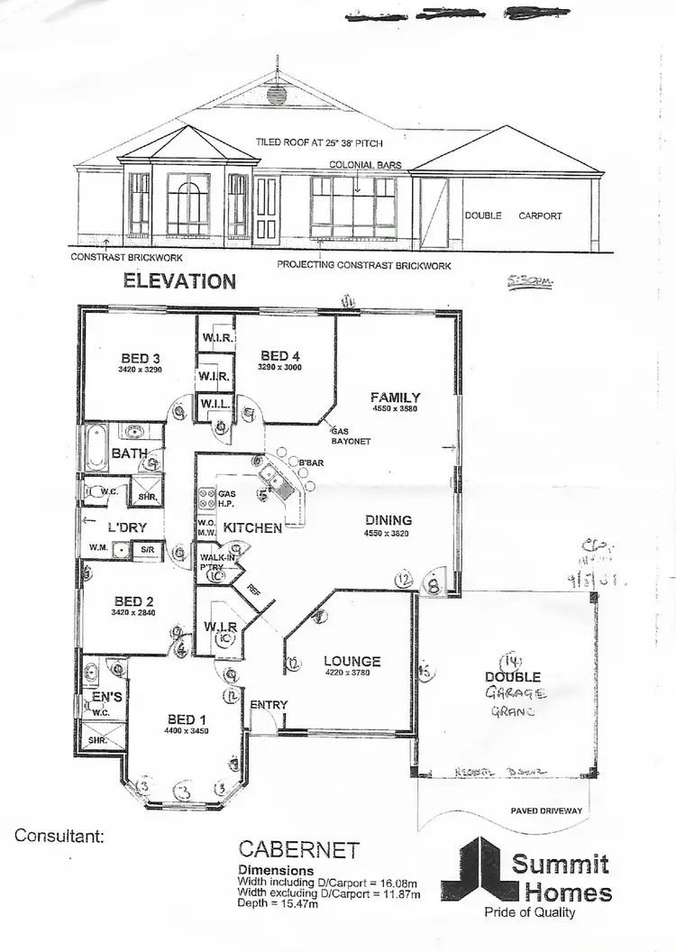 Floorplan of Homely house listing, 7 Wornt Road, Dalyellup WA 6230