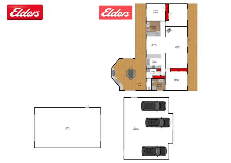 Floorplan of Homely house listing, 11 Chandlers Road, Lake Bunga VIC 3909