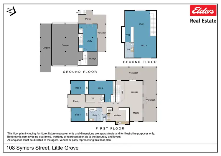 Floorplan of Homely house listing, 108 Symers Street, Little Grove WA 6330