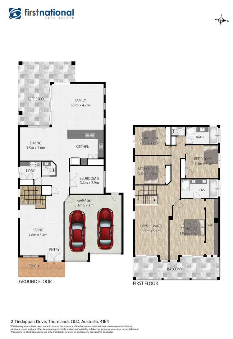 Floorplan of Homely house listing, 2 Tindappah Drive, Thornlands QLD 4164