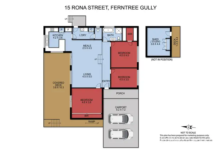 Floorplan of Homely house listing, 15 Rona Street, Ferntree Gully VIC 3156