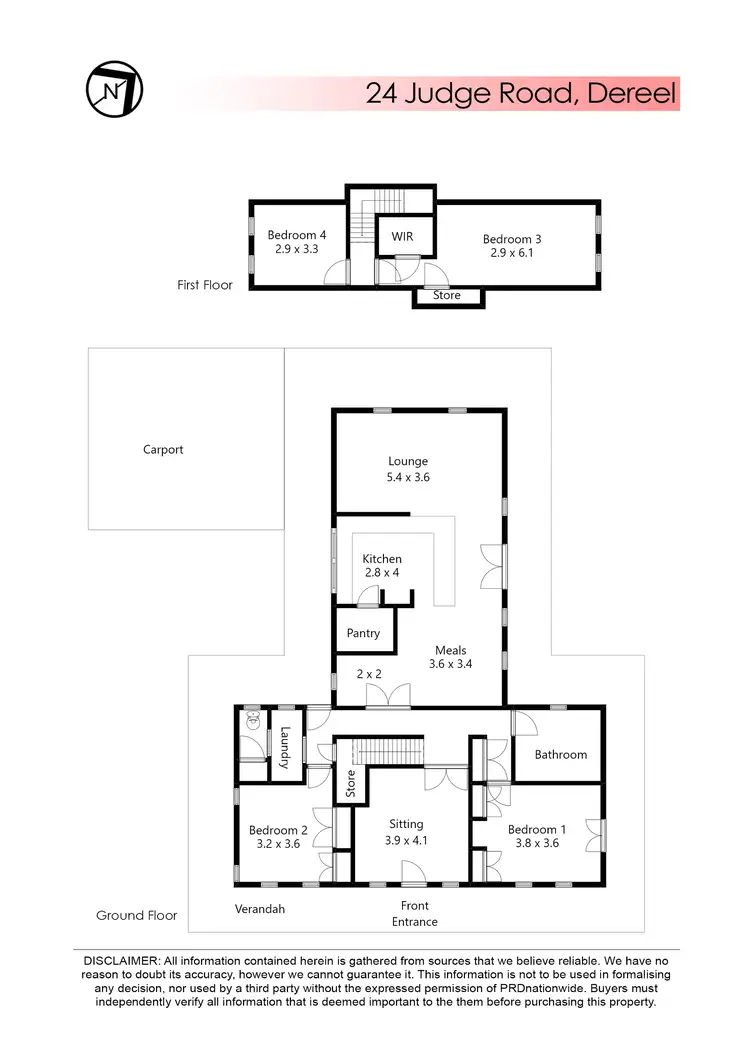 Floorplan of Homely house listing, 24 Judge Road, Dereel VIC 3352