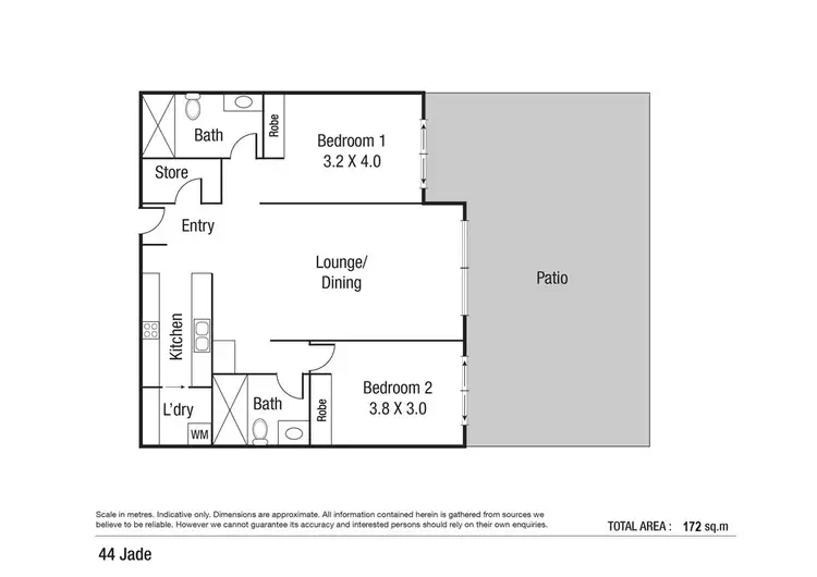 Floorplan of Homely unit listing, 44/28 Landsborough Street, North Ward QLD 4810